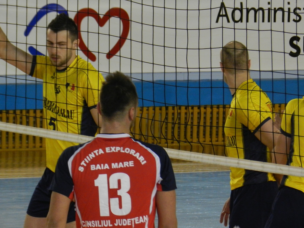 Volei: Știința Explorări – CSVM Zalău 0-3, în derby-ul etapei a 10-a