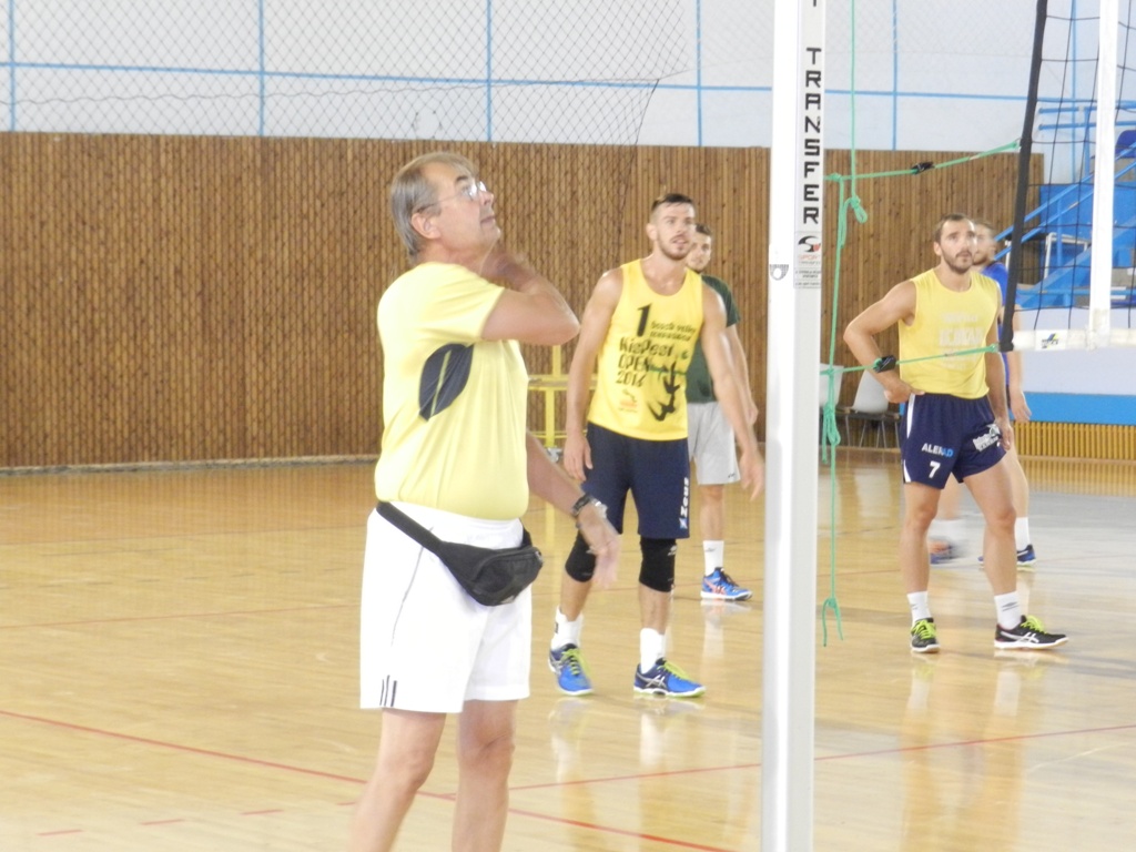 Stelian Moculescu, la antrenamentele echipei Știința Explorări