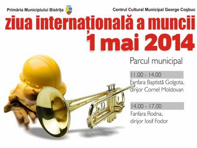 BISTRIȚA: Programul manifestărilor organizate de Primărie în 1 și 2 mai
