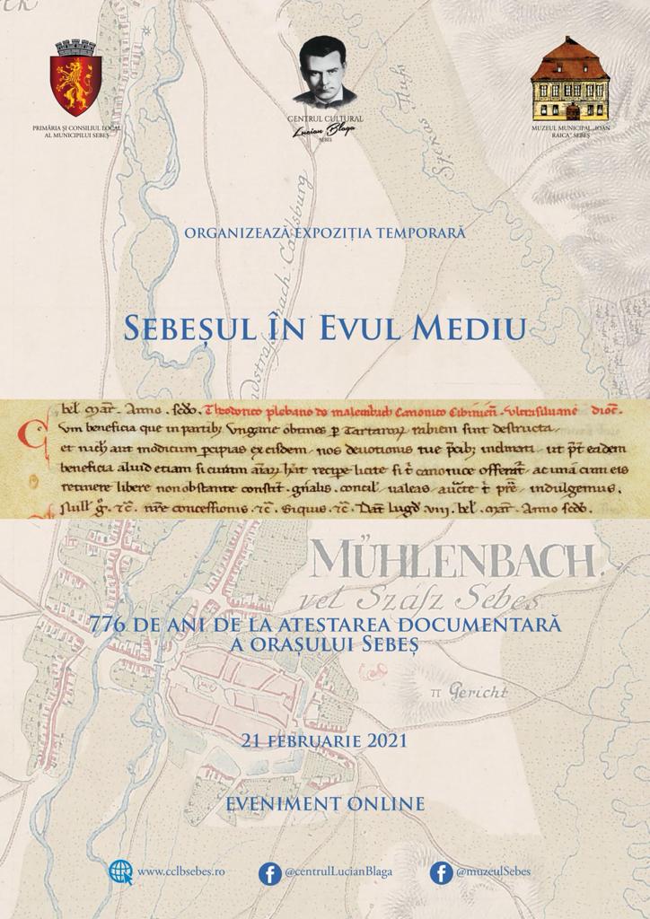 Expoziţia Sebeşul în Evul Mediu. 776 de ani de la atestarea documentară a oraşului Sebeş