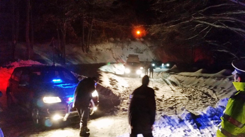 Avalanșă produsă azi-noapte în Pasul Gutâi. Circulația s-a reluat după o oră