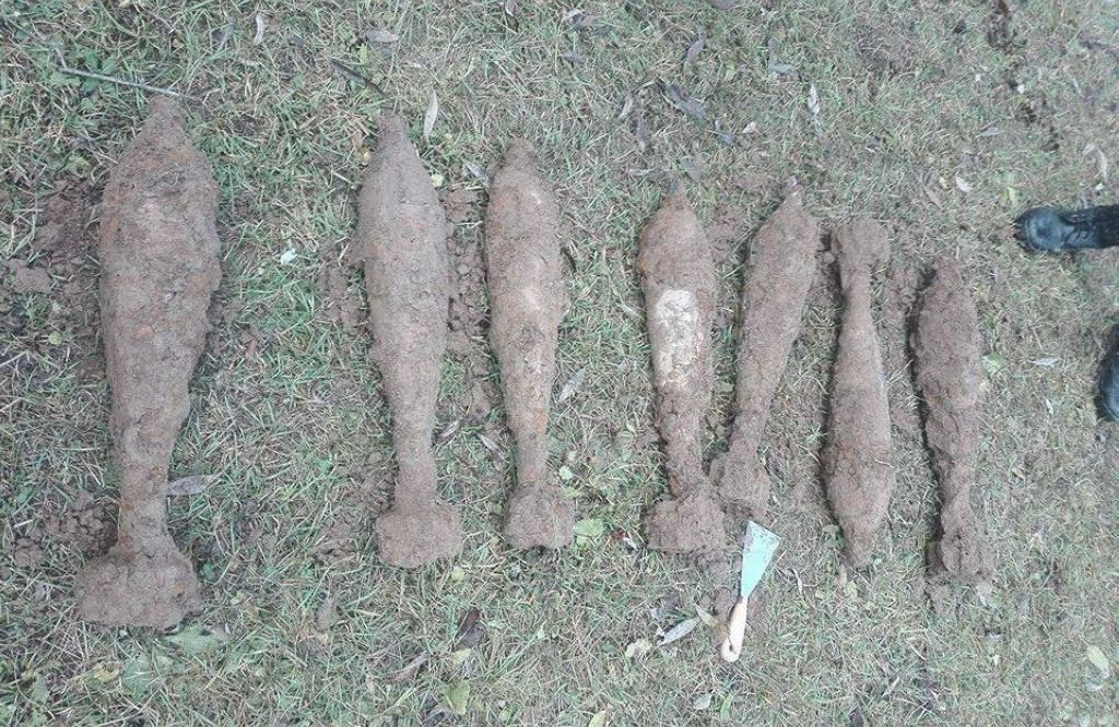 Bombe din al Doilea Război Mondial descoperite lângă calea ferată, la Lunca de Jos