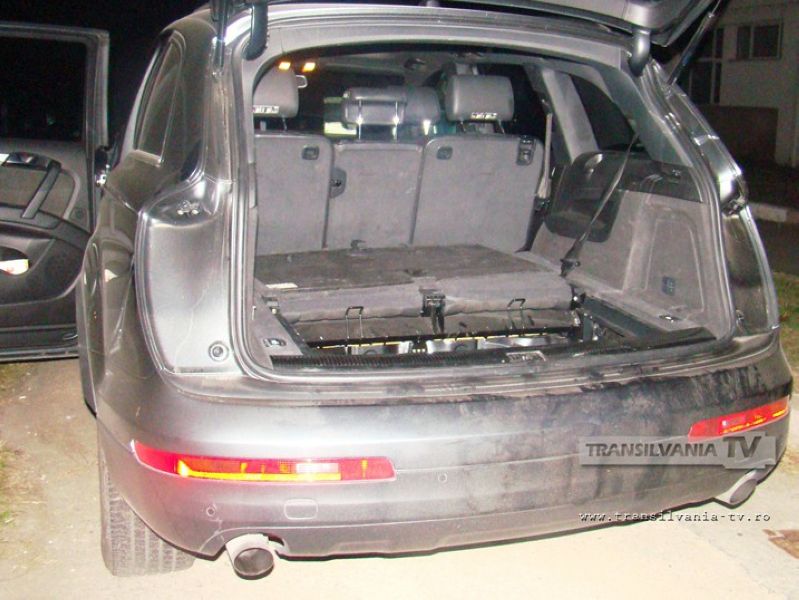 Audi Q7 furat din Rusia, a fost descoperit la PTF Urziceni