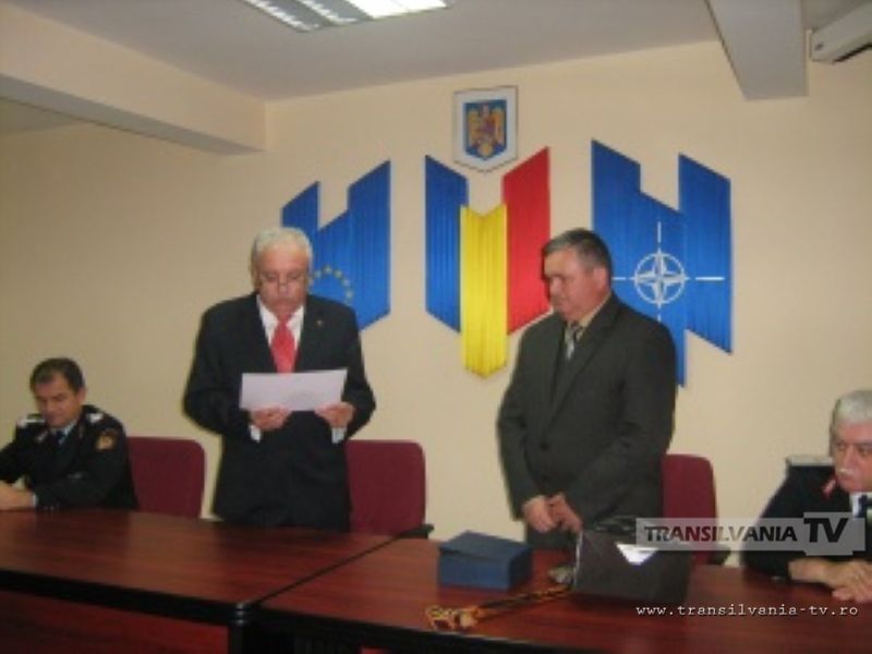 Colonelul Vasile Sălăgean de la ISU „Someș” a ieșit la pensie