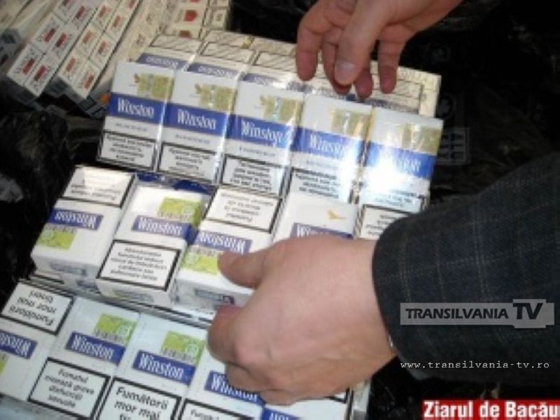 Peste 200 de pachete de țigări au fost confiscate de polițiști