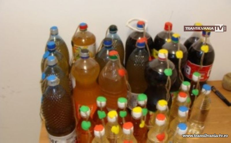 I-a furat din casă peste 40 de litri de băuturi alcoolice