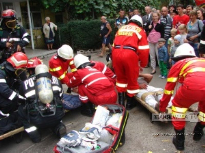 Exerciţiu seismic la Carei