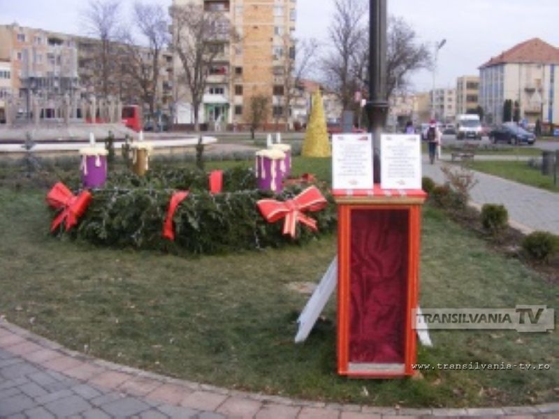 Pușculița Transparentă, instalată în centrul Careiului