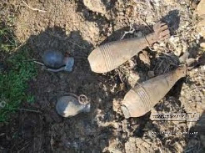 Proiectile provenind din al II-lea Razboi Mondial găsite la Foieni