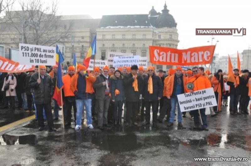 Sătmăreni la mitingul PD-L din Bucureşti