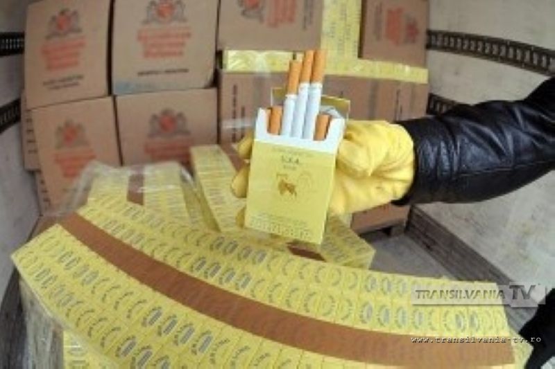 Polițiștii au confiscat 1.200 de pachete de țigări de contrabandă