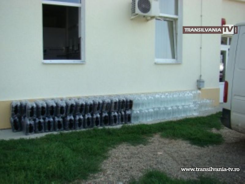 Sute de litri de alcool confiscat de polițiștii de frontieră