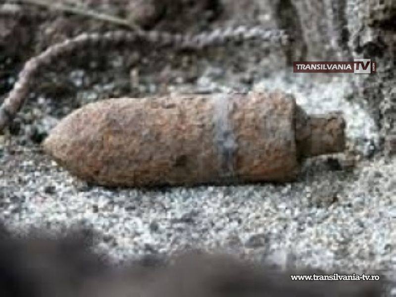 Proiectil neexplodat din al Doilea Război Mondial găsit la Foieni