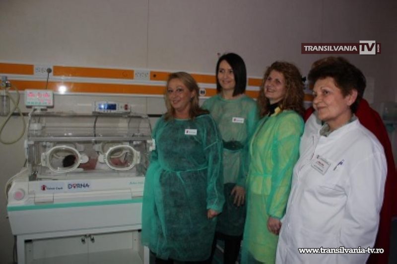 Incubator nou donat Spitalului Județean Satu Mare