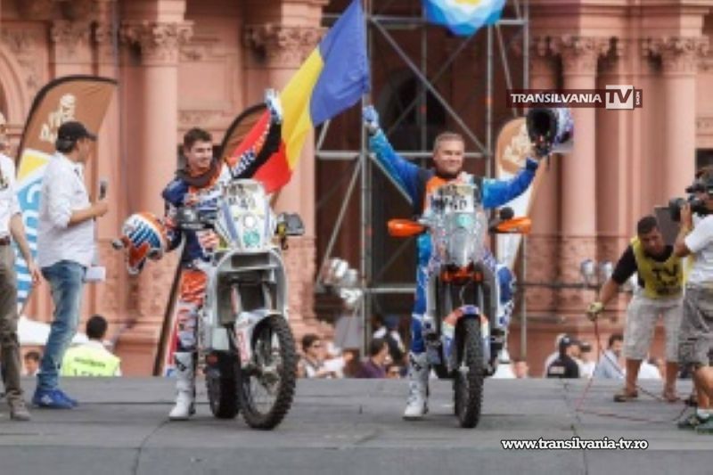 Sătmăreanul Mani Gyenes la startul Dakar Rally 2015, în Argentina