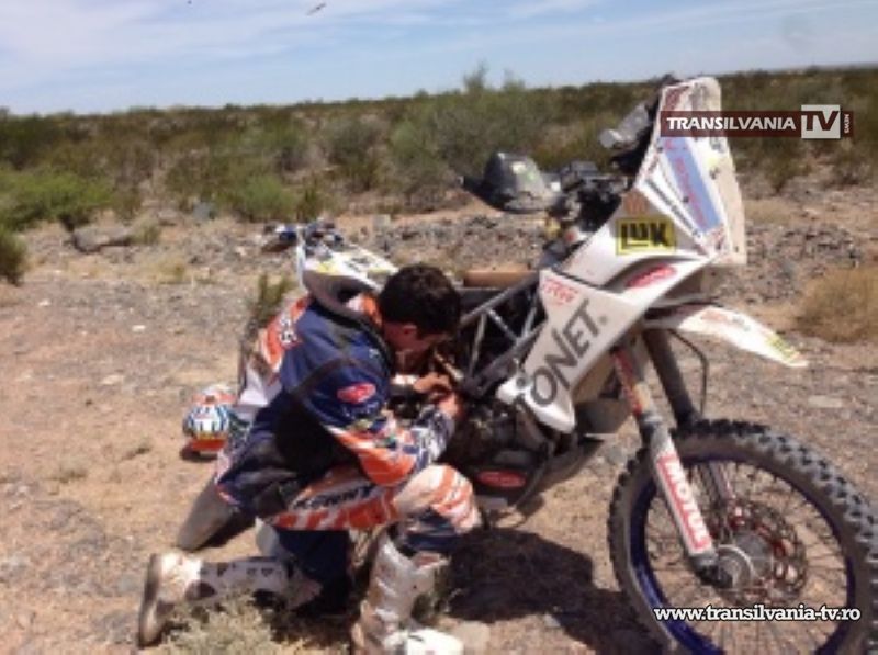 Mani Gyenes, salvat de spectatorii argentinieni în Dakar Rally