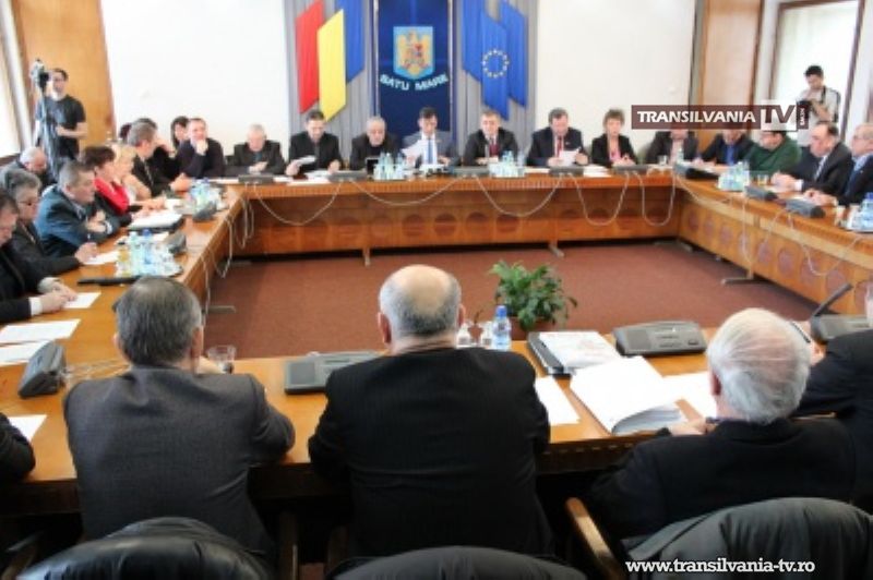 Şedinţă la Consiliul Judeţean Satu Mare