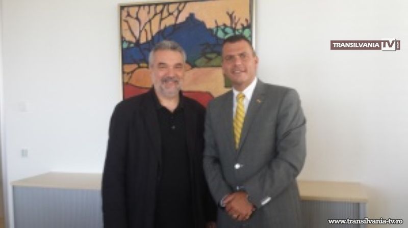 Adrian Ștef s-a întâlnit cu prefectul județului Darmstadt-Dieburg