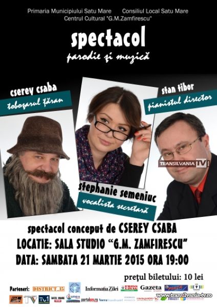 Spectacol de muzică și parodie la Centrul Cultural „G.M. Zamfirescu”