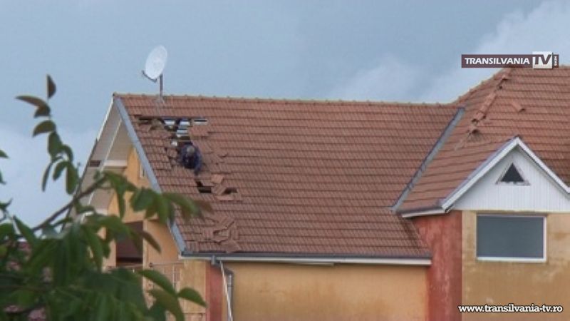 Dezastru în judeţul Satu Mare după furtuna cu grindină.(Galerie FOTO)