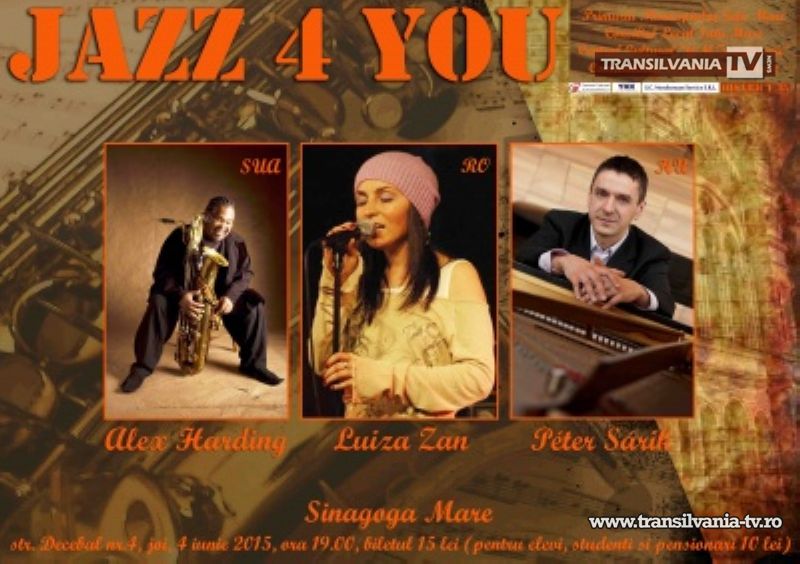 Concert jazz și rock la Sinagogă și Centrul Cultural „G.M. Zamfirescu”