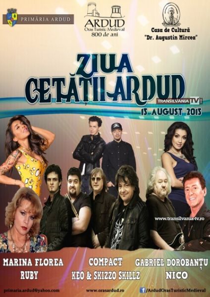 Ruby, Keo, Skizzo Skillz, Compact și mulți alții la Ziua Cetății Ardud