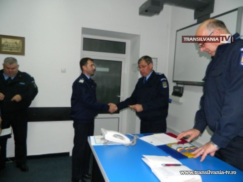 Jandarmii au fost avansați în grad cu ocazia Zilei Naționale a României