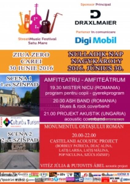 Startul Street Music Festival s-a dat la Carei