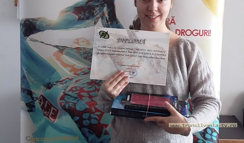 Elevi sătmăreni premiați la concursul “Mesajul meu antidrog”