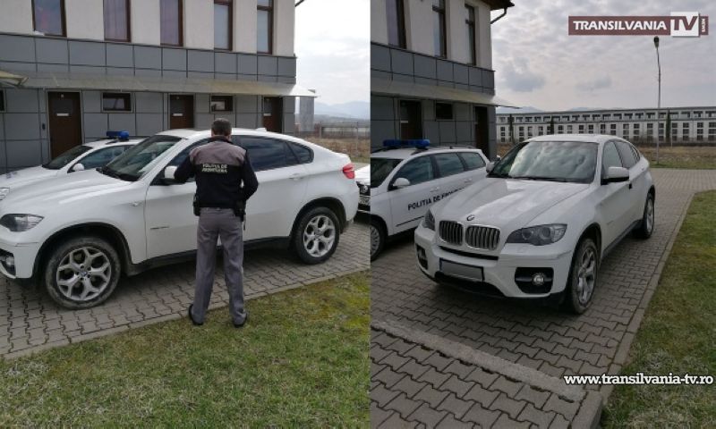 BMW X6 furat din Italia, descoperit la S.P.F. Negreşti