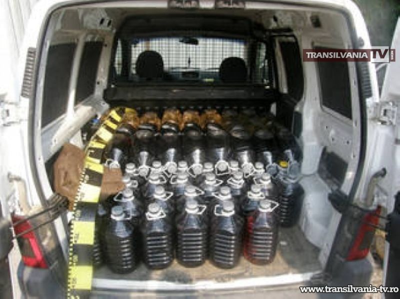 Contrabandist de alcool prins de polițiștii sătmăreni