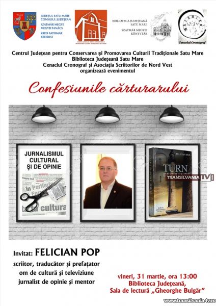 „Confesiunile cărturarului”, o nouă inițiativă culturală
