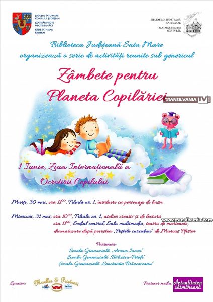 Ziua Internațională a Ocrotirii Copilului, la Biblioteca Județeană