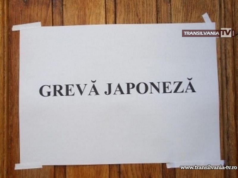 Grevă japoneză la Prefectură
