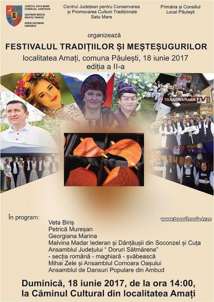 Veta Biriș cântă la Festivalul Tradițiilor și Meșteșugurilor din Amați