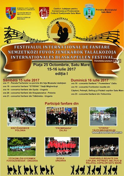 Festivalul Internațional de Fanfare, la Satu Mare