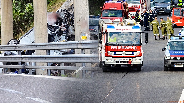Accident groaznic pe autostradă în Austria