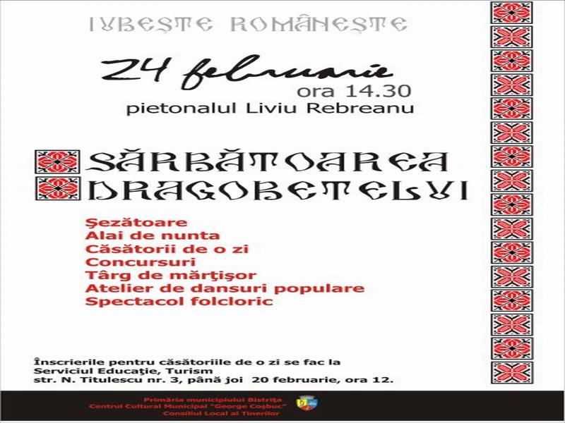 BISTRIȚA: ,,De Dragobete, iubește românește!”