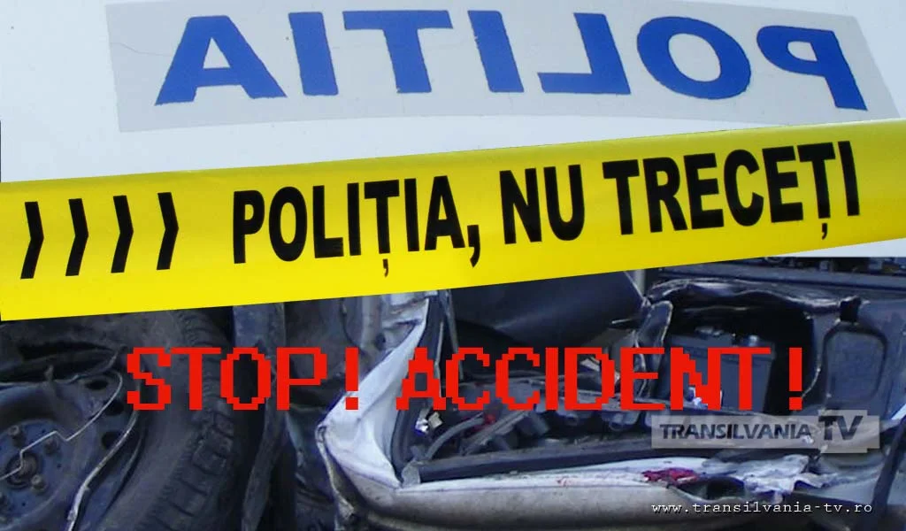 Două autoturisme s-au ciocnit în comuna Vințu de Jos. Unul dintre șoferi a ajuns la spital