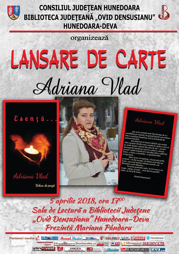Lansare de carte Adriana Vlad, la Deva