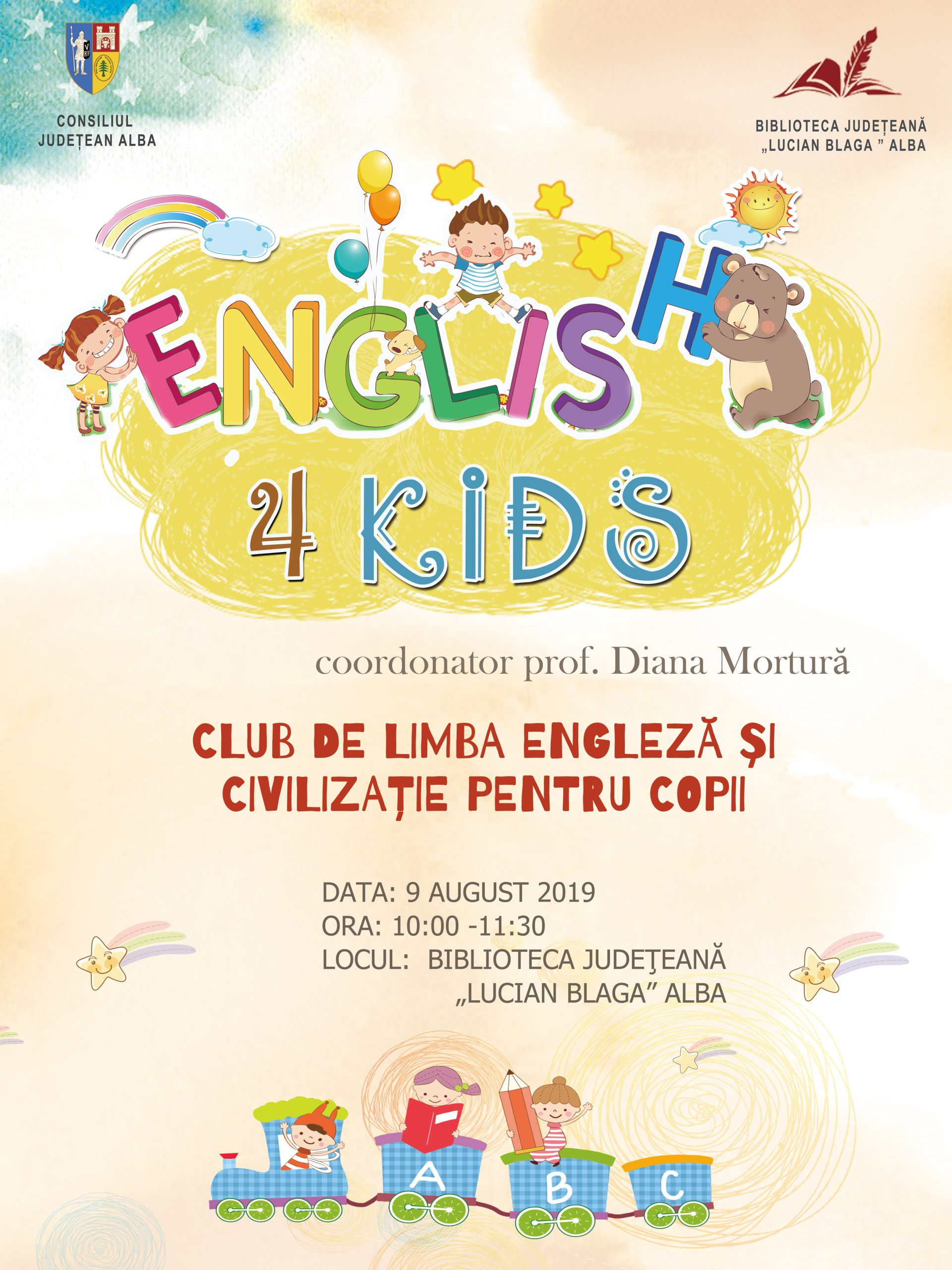 English 4 Kids la Biblioteca Județeană „Lucian Blaga” Alba