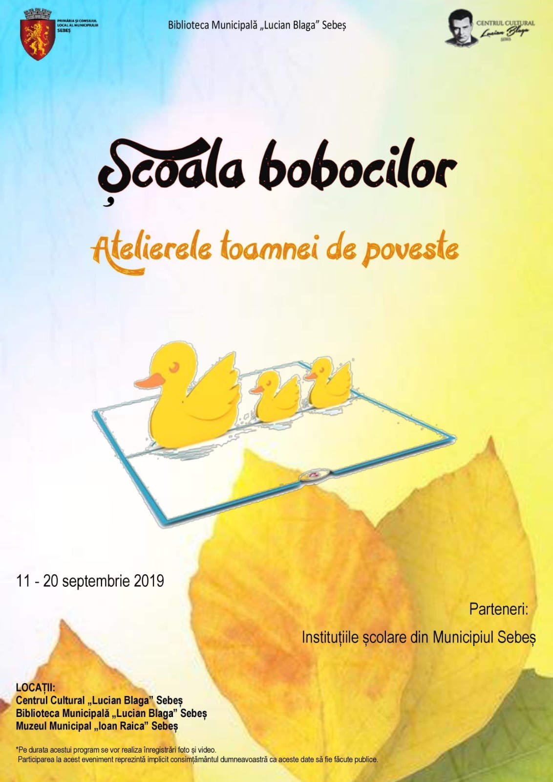 ȘCOALA BOBOCILOR – Atelierele toamnei de poveste
