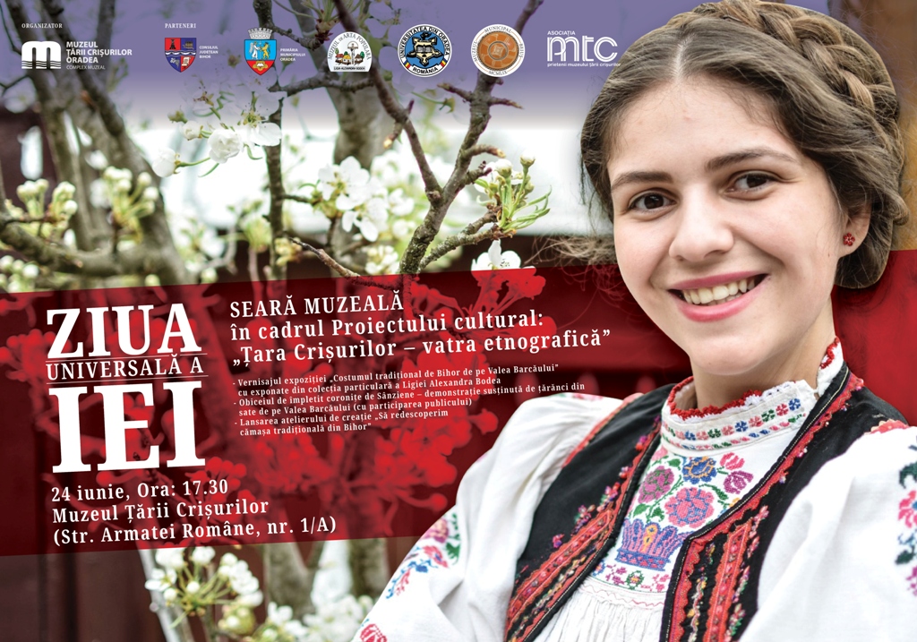 Seară muzeală dedicată costumului tradițional de Bihor din satele de pe Valea Barcăului