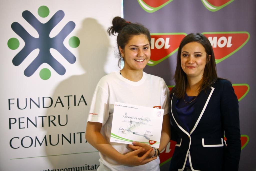 ADVERTORIAL: Spadasina Amalia Tătăran este ambasadoare a programului MOL pentru promovarea tinerelor talente