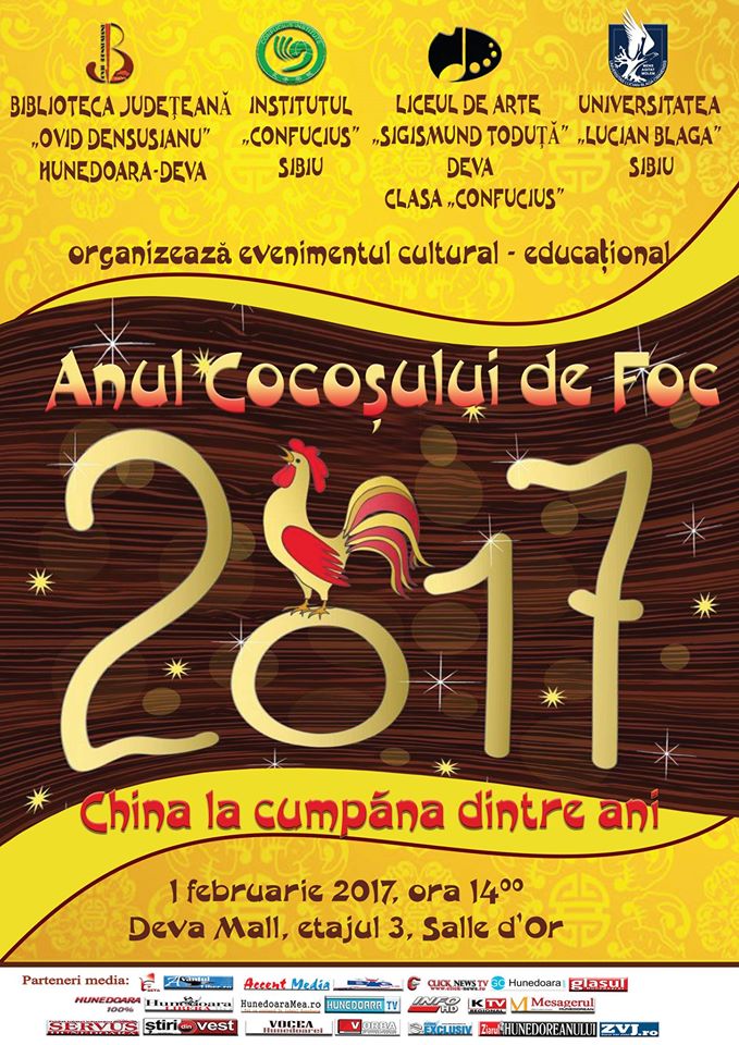 Deva: Festivități dedicate Anului Nou Chinezesc (1 februarie)