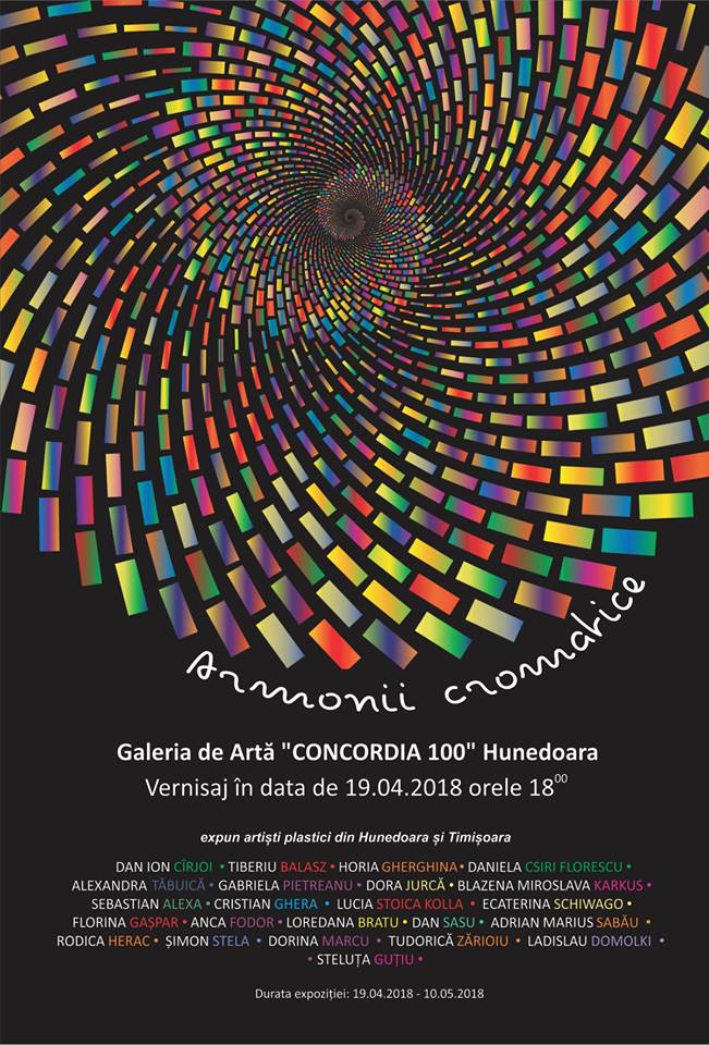 Expoziția „Armonii cromatice” va fi vernisată în Hunedoara