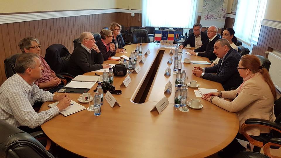 Delegație franceză, în vizită la Consiliul Județean Hunedoara