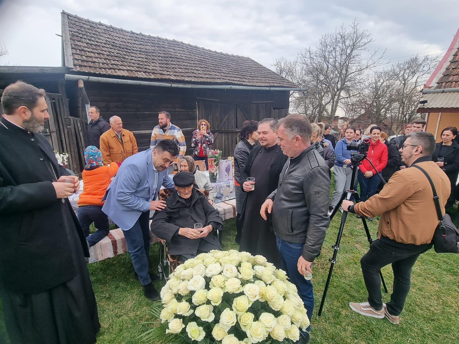 Augustin Lenghel din localitatea Cig, sărbătorit la împlinirea vârstei de 100 de ani