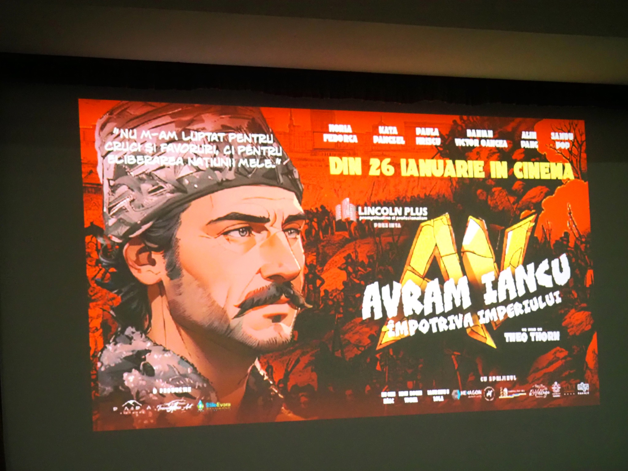 Filmul „Avram Iancu împotriva Imperiului”, aplaudat de publicul sălăjean