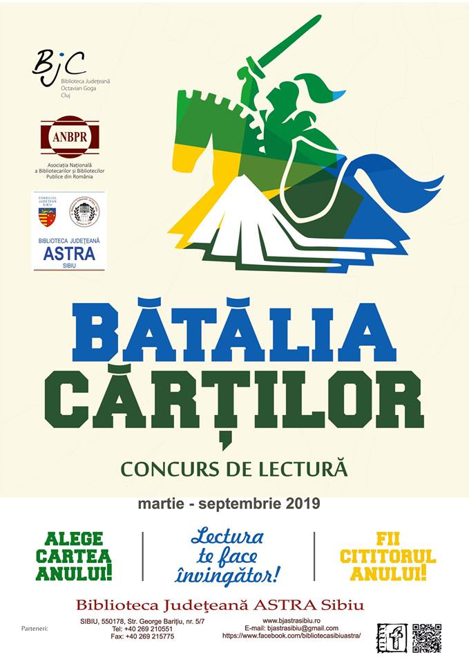 Concurs de lectură la Biblioteca Județeană ASTRA Sibiu